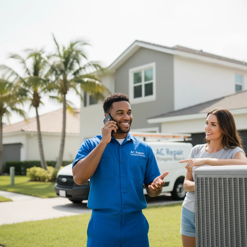 AC Repair Pompano Beach customer support in Cut Off